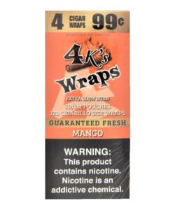 Good Times 4K's Mango Cigar Wraps box