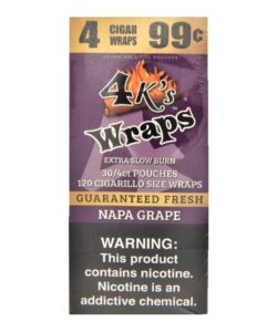 Good Times 4K's Napa Grape Cigar Wraps box