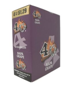 Good Times 4K's Napa Grape Cigarillos box
