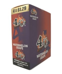 Good Times 4K's Watermelon Grape Cigarillos box