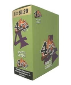 Good Times 4K's White Grape Cigarillos box