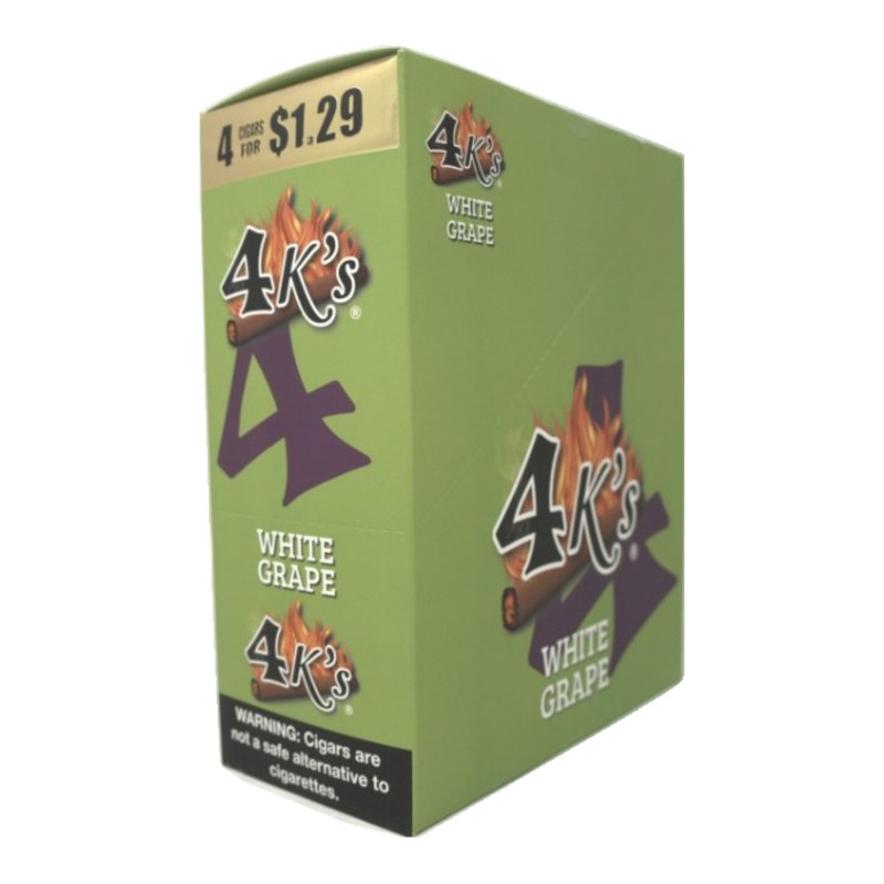 Good Times 4K's White Grape Cigarillos Good Times 4K's White Grape Cigarillos box
