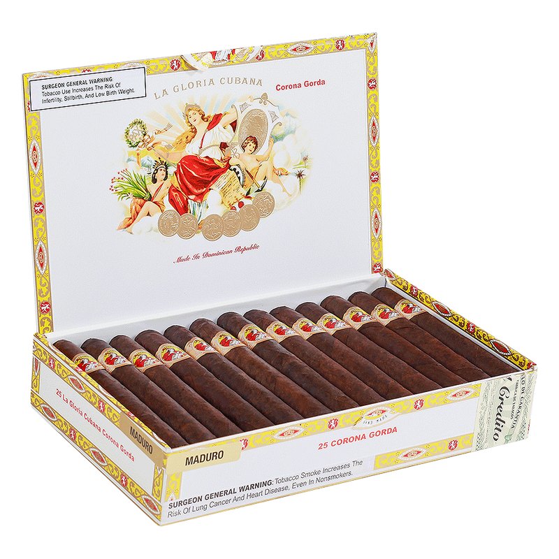 la-gloria-cubana-corona-gorda-maduro-cigars-lga-pm-1016 La Gloria Cubana Corona Gorda Maduro cigars, box of 25