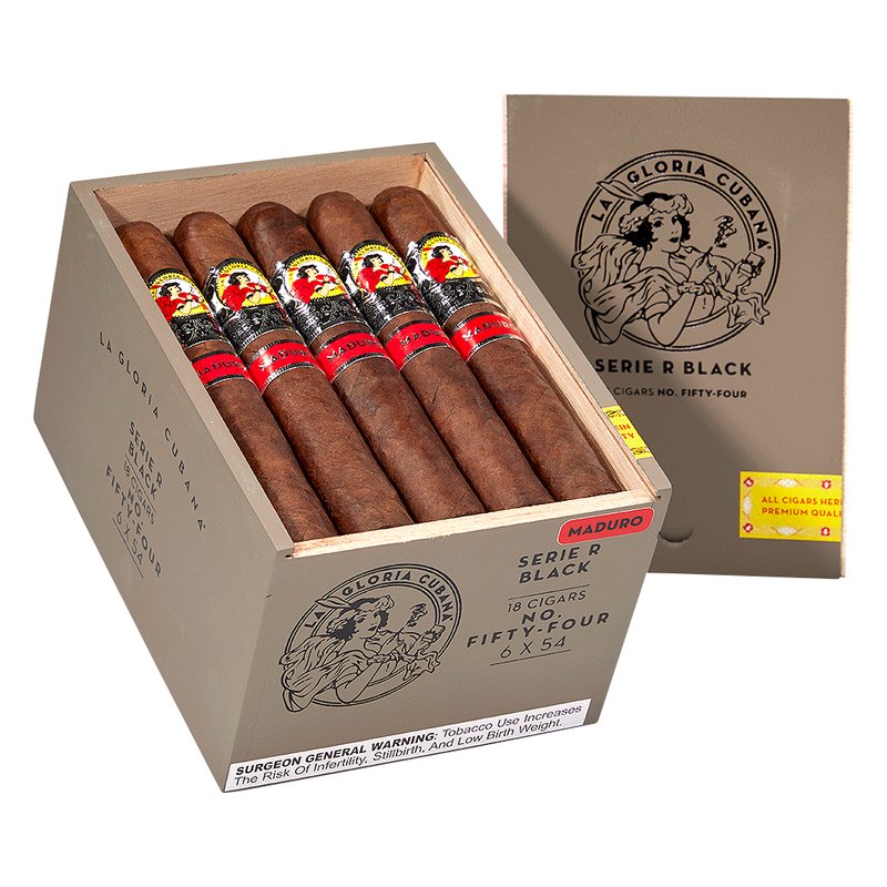 la-gloria-cubana-serie-r-black-maduro-no-54-cigars-lgm-pm-1011-open-2012 La Gloria Cubana Serie R Black Maduro No. 54 cigars, box of 18