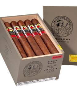 La Gloria Cubana Serie R Black Maduro Cigars - No. 56 (7.0" x 56) – Box of 18