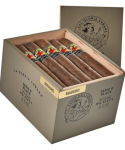 La Gloria Cubana Serie R Black Maduro Cigars - No. 60 (6.0" x 60) – Box of 18