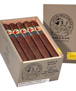 La Gloria Cubana Serie R Black Cigars - No. 52 (6.5" x 52) – Box of 18