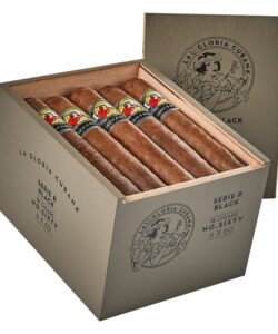 La Gloria Cubana Serie R Black Cigars - No. 60 (6.0" x 60) – Box of 18