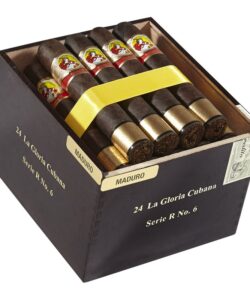 La Gloria Cubana Serie R No. 6 Maduro cigars, box of 24