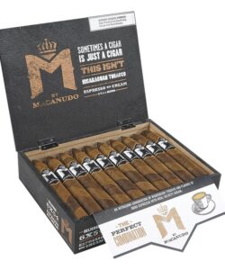 M by Macanudo Espresso with Cream Toro cigars, box of 20
