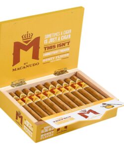 M by Macanudo Honey Robusto cigars, box of 20