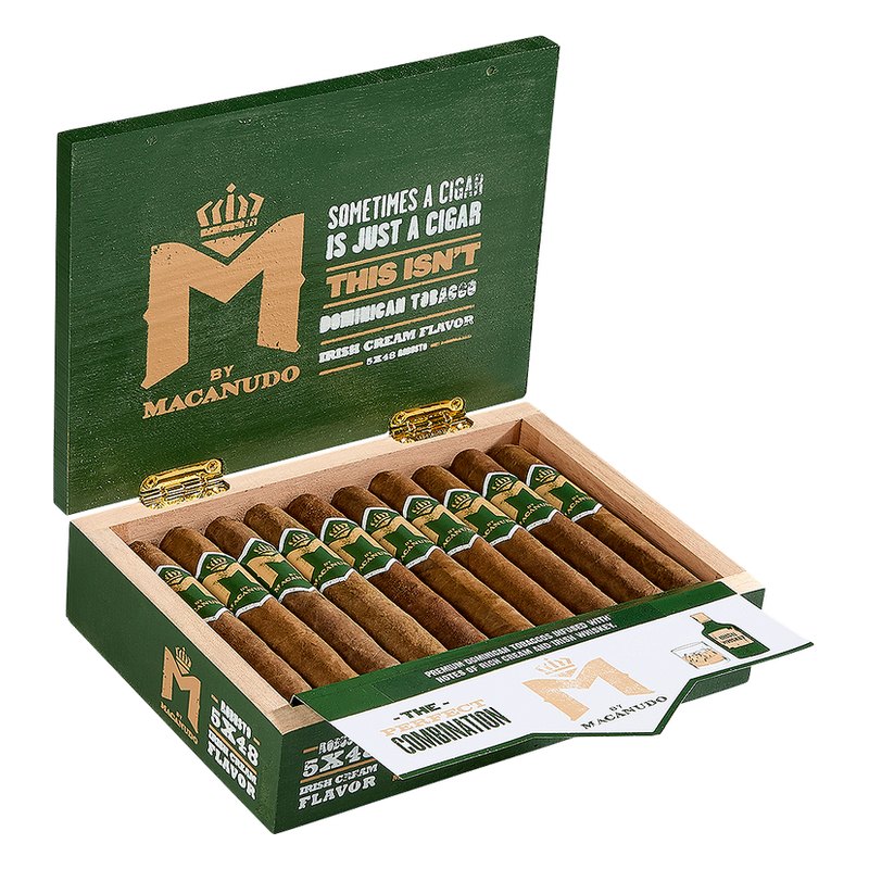m-by-macanudo-irish-cream-robusto-cigars-me1-pm-1000 M by Macanudo Irish Cream Robusto cigars, box of 20