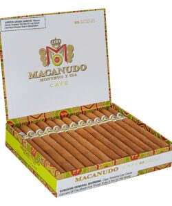 Macanudo Cafe Baron De Rothschild cigars, box of 25