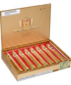 Macanudo Gold Cigars - Crystal (Tube) (5.5" x 50) – Box of 8