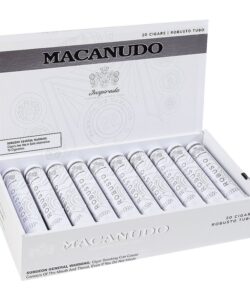 Macanudo Inspirado White Cigars - Robusto Tubo (5.0" x 50) – Box of 20