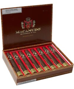Macanudo Maduro Crystal (Tubes) cigars, box of 8