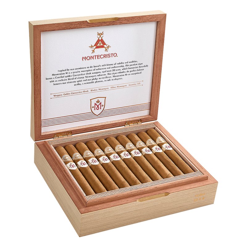 montecristo-m-robusto-cigars-mcm-pm-1003 Montecristo M Robusto cigars, box of 20