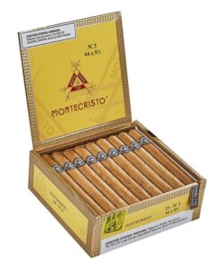 Montecristo No. 3 cigars, box of 25