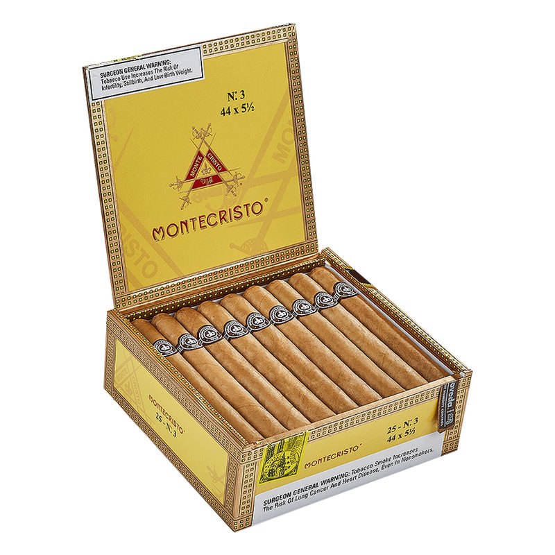 montecristo-no-3-cigars-mta-pm-1023 Montecristo No. 3 cigars, box of 25