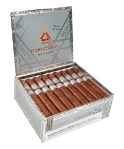 Montecristo Platinum Cigars - Habana #2 (6.1" x 52) – Box of 27