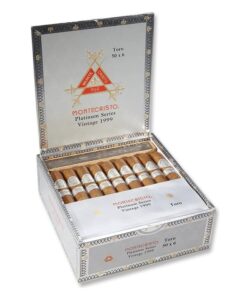 Montecristo Platinum Rothchilde Tube cigars, box of 15