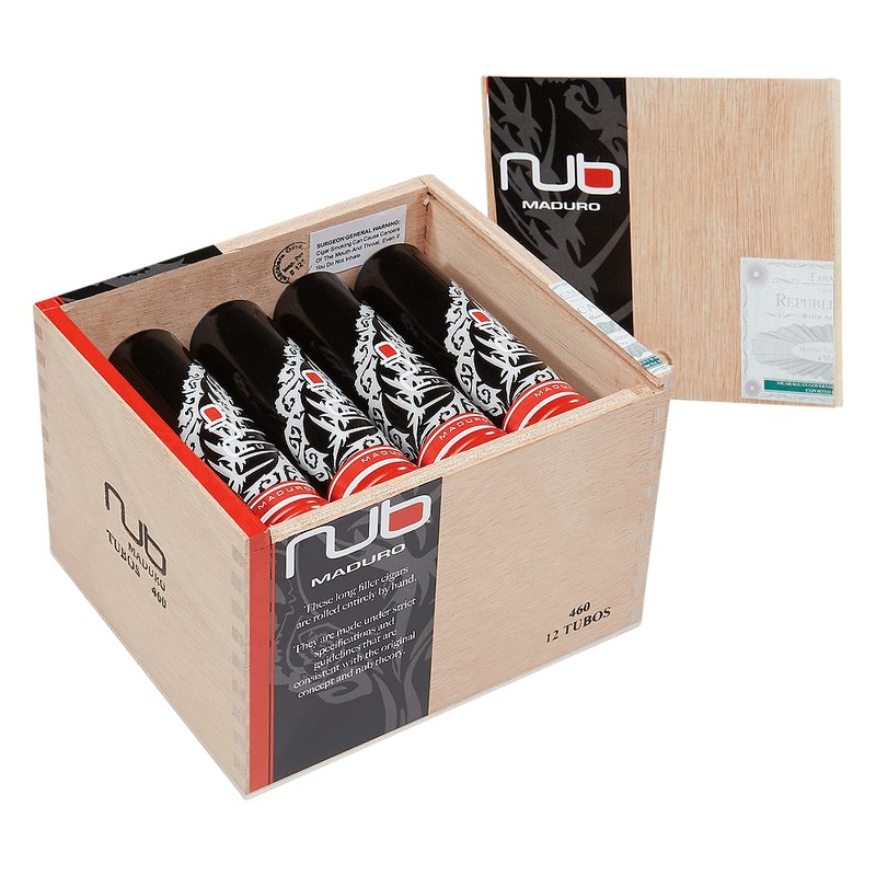 nub-maduro-460-tubo-cigars-nub-pm-1023 Nub Maduro 460 Tubo cigars, box of 12