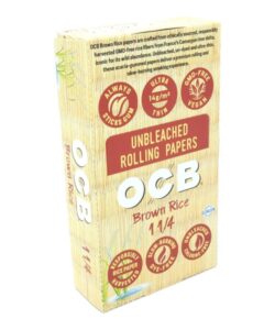 OCB Brown Rice Rolling Papers, 1 1/4