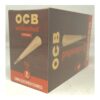 OCB Virgin Unbleached Cones, 1 1/4, 24 Packs of 6