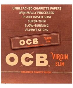 OCB Virgin Unbleached Rolling Papers, Slim