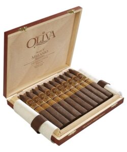 Oliva Serie V Melanio Maduro Petit Corona cigars, box of 10