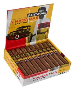 Partagas y Nada Mas Santiago Robusto cigars, box of 20