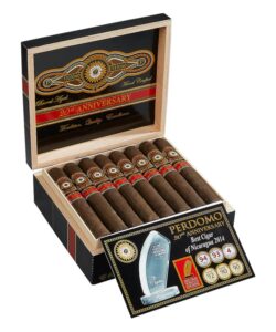 Perdomo 20th Anniversary Maduro Cigars - Epicure (6.0" x 56) – Box of 24