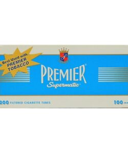 Premier Filter Tubes, Blue 100mm