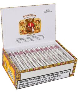 Punch Deluxe Royal Coronation Tubes cigars, box of 30