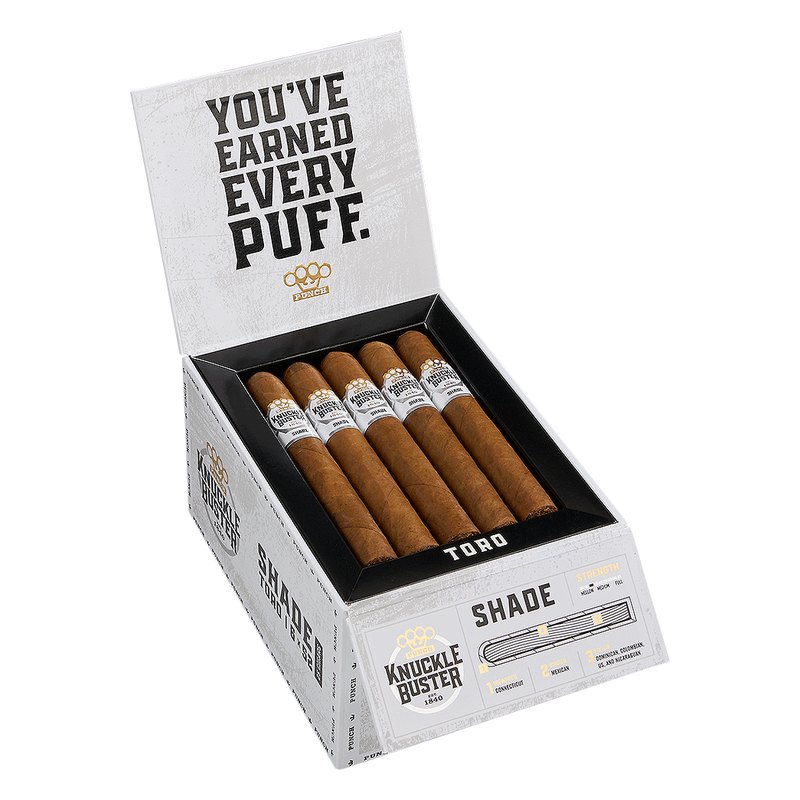 punch-knuckle-buster-shade-stubby-cigars-pun-pm-1003-open Punch Knuckle Buster Shade Stubby cigars, box of 20