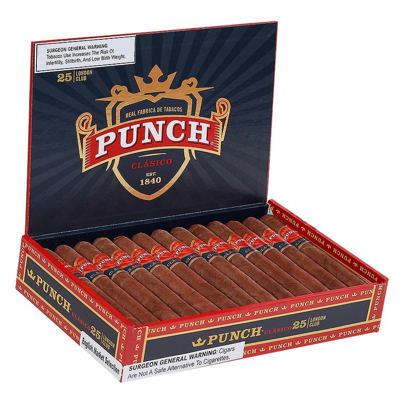 punch-london-club-natural-cigars-pua-pm-1055 Punch London Club Natural cigars, box of 25