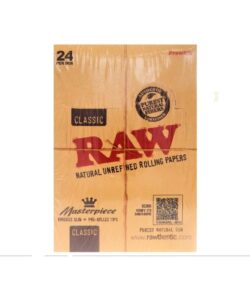 RAW Masterpiece Rolling Papers with Pre-Rolled Tips, King Size Slim