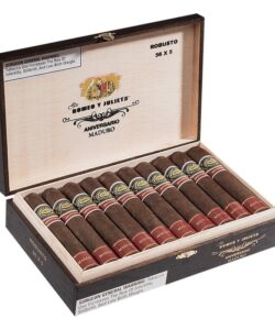 Romeo y Julieta Aniversario Maduro Churchill cigars, box of 20
