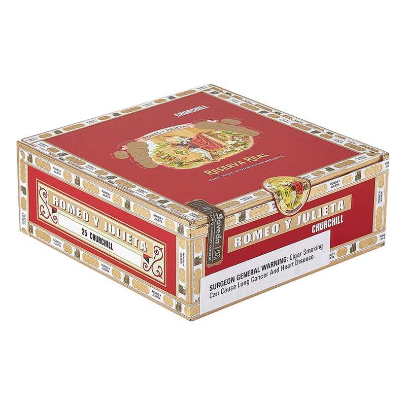 romeo-y-julieta-reserva-real-churchill-cigars-rfa-pm-1016-closed Romeo y Julieta Reserva Real Churchill cigars, box of 25