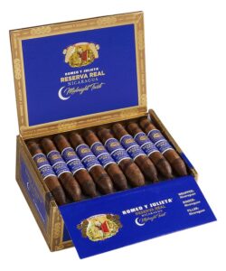 Romeo y Julieta Reserva Real Nicaragua Midnight Twist Twisted Love Story cigars, box of 25
