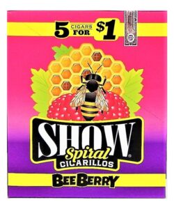 Show Bee Berry cigarillos box