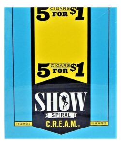 Show Cream cigarillos box