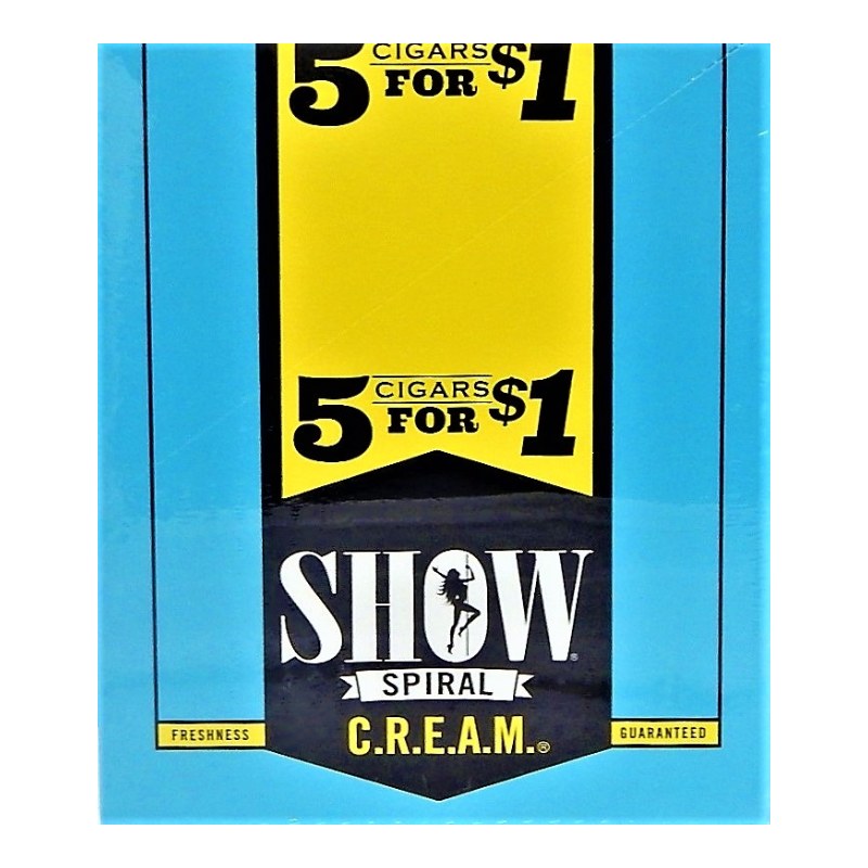 Show Cream Cigarillos Show Cream cigarillos box