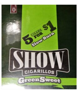 Show Green Sweet cigarillos box