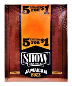 Show Jamaican Buzz cigarillos box