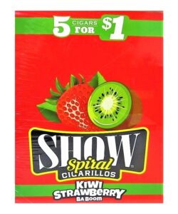 Show Kiwi Strawberry Ba Boom cigarillos box
