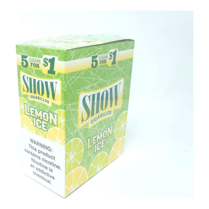 Show Lemon Ice Cigarillos Show Lemon Ice cigarillos box