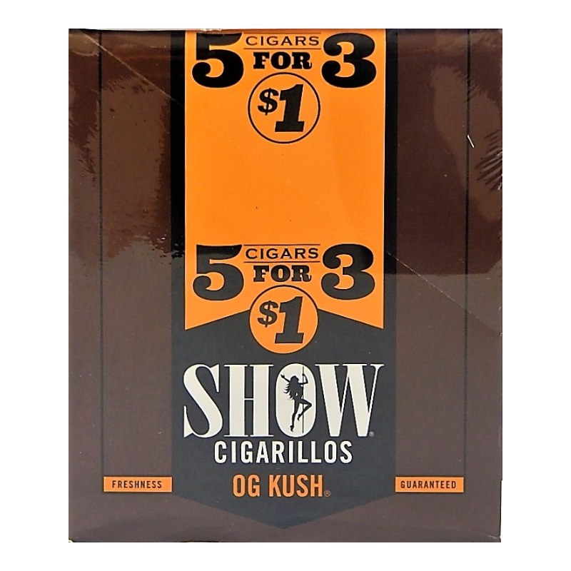 Show OG Kush Cigarillos Show OG Kush cigarillos box