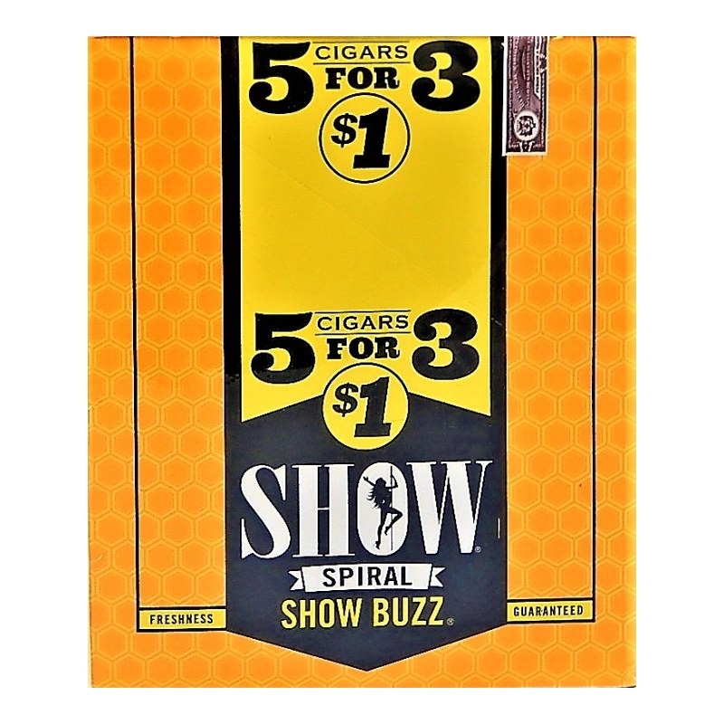 Show Pineapple Buzz Cigarillos Show Pineapple Buzz cigarillos box