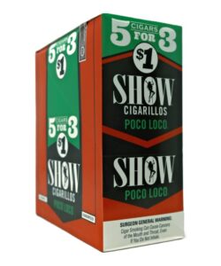 Show Poco Loco cigarillos box